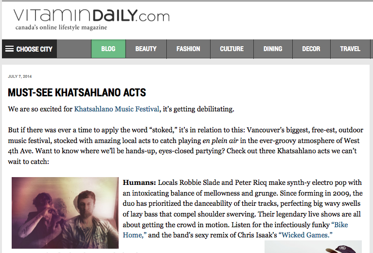 DasHumans Electronic Vancouver