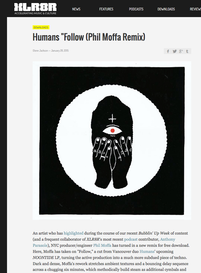 Follow Phil Moffa Remix on XLR8R