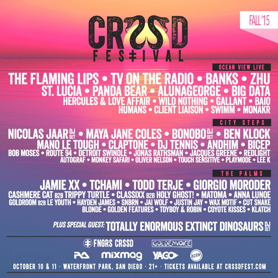 CRSSD Fest Fall 2015 electronic music